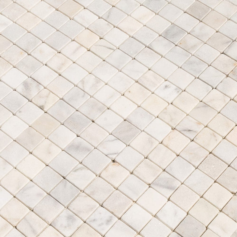 marble mosaic carrara white 1521629 tumbled 2x2 product shot angleview