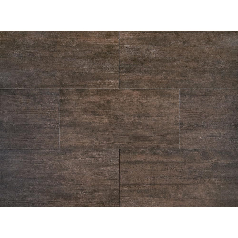 Metropolis Taupe 12"x24" Glazed Porcelain Floor and Wall Tile - MSI Collection NMETTAU1224 Product Shot Multiple Tiles Top View