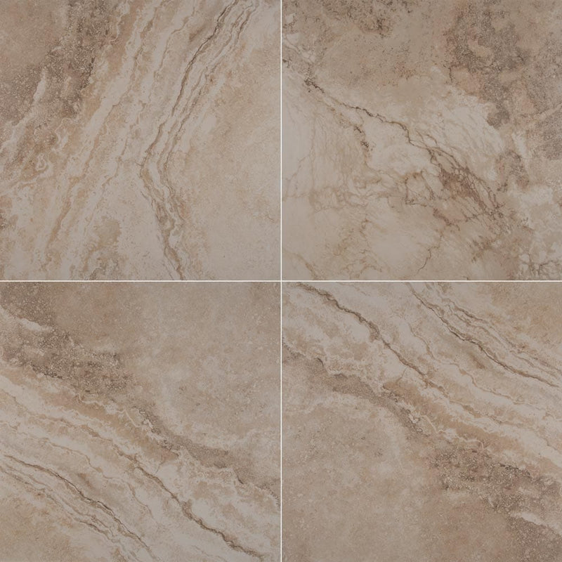 napa beige glazed ceramic floor and wall tile msi collection multiple tiles top view