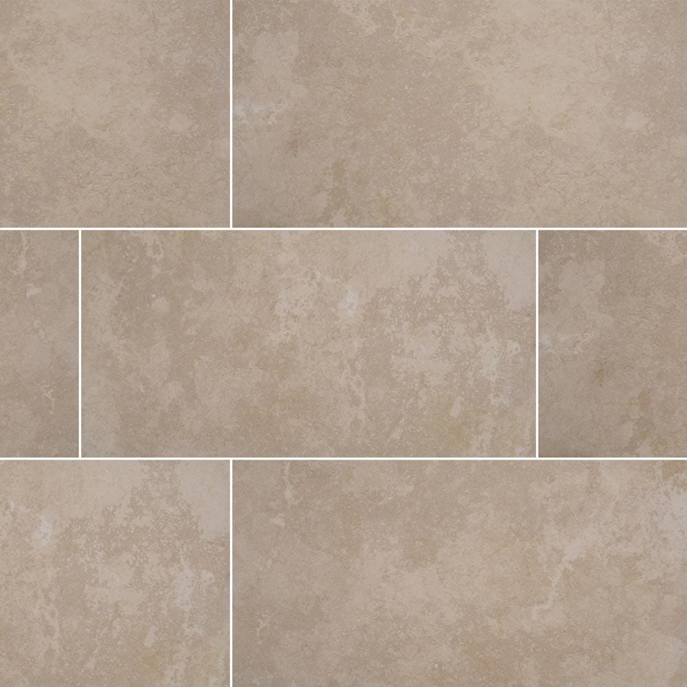 Napa Beige Glazed Ceramic Floor And Wall Tile By MSI