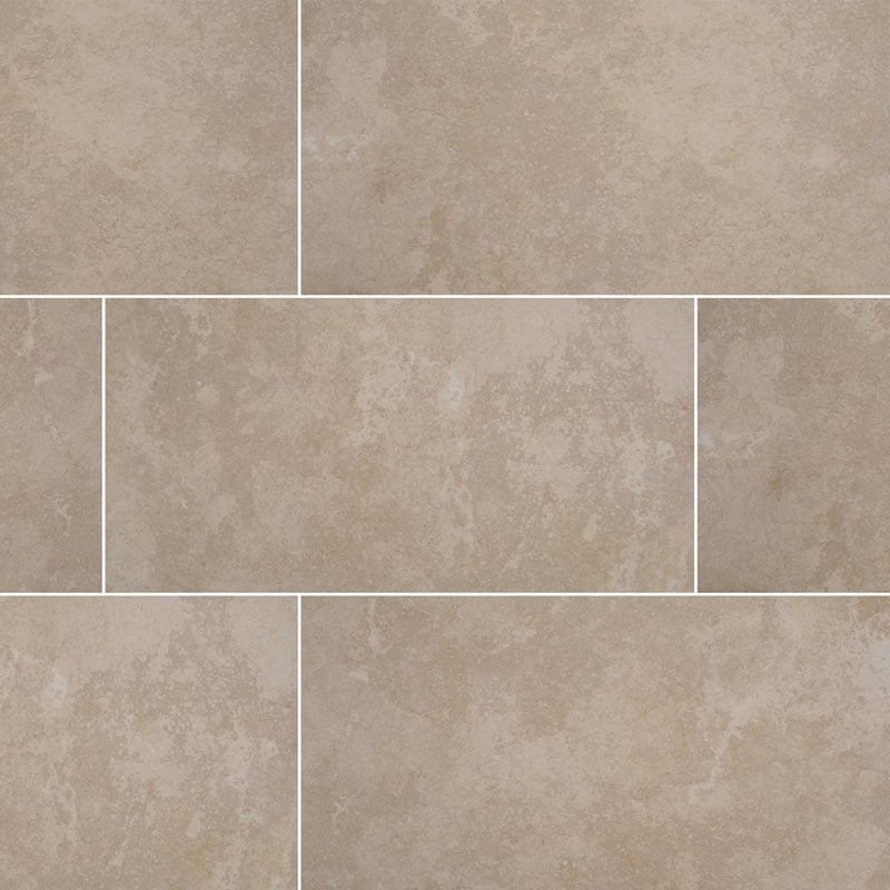 napa beige glazed ceramic floor and wall tile msi collection product shot multiple tiles top view