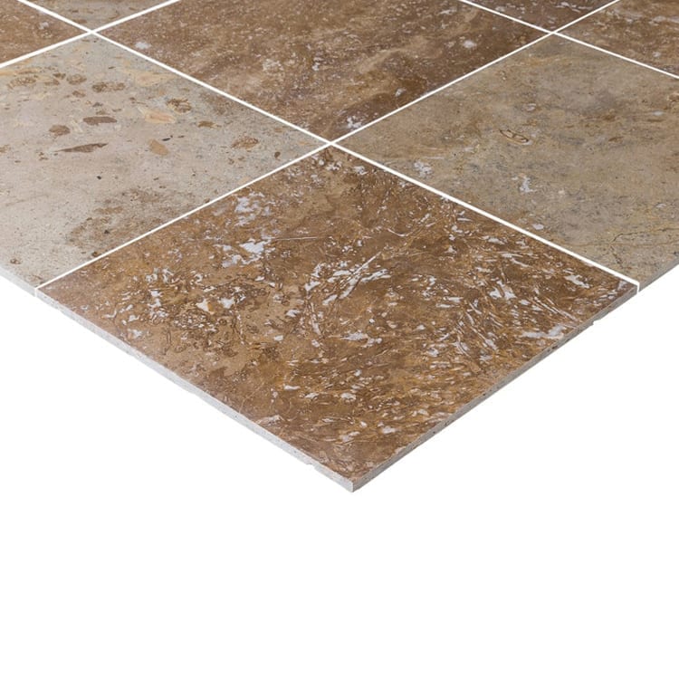 noce rustic travertine tile 18x18 Honed Filled 10074422 profile