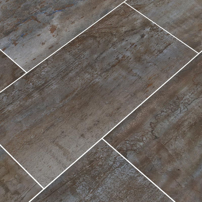 Oxide Iron 12"X24" Glazed Porcelain Floor and Wall Tile - MSI Collection