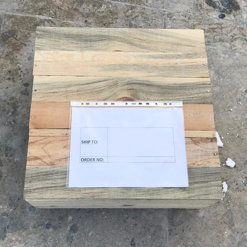 Packaging of the marble sinks. Packed in wooden cratesbeige travertine vessel sink d16 h6 TMS02 packaging view