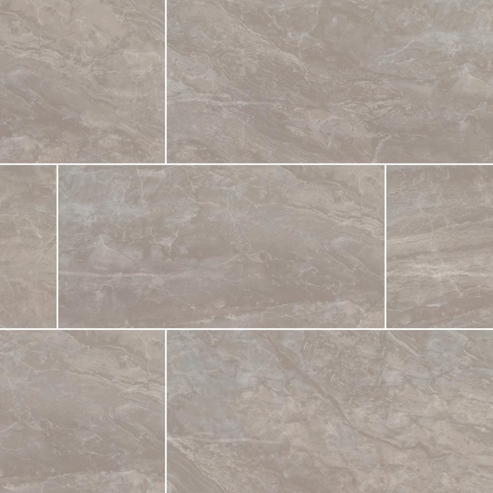 Onyx Grigo Polished Porcelain Floor and Wall Tile by MSI