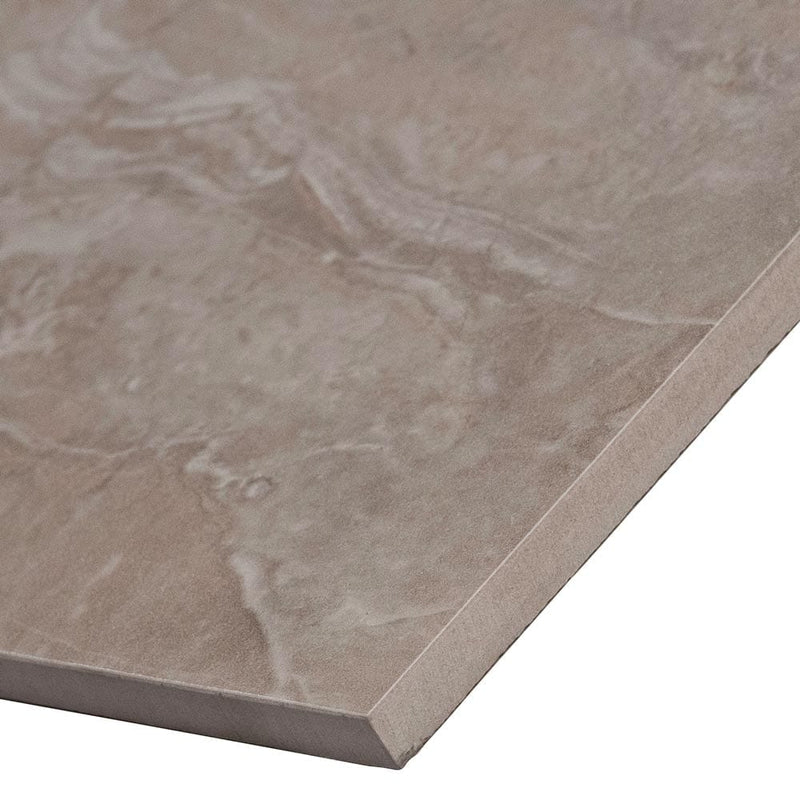 Pietra Pearl Polished Porcelain Floor and Wall Tile- MSI Collection NPIEPEA1224P Product Shot One Tile Profile View