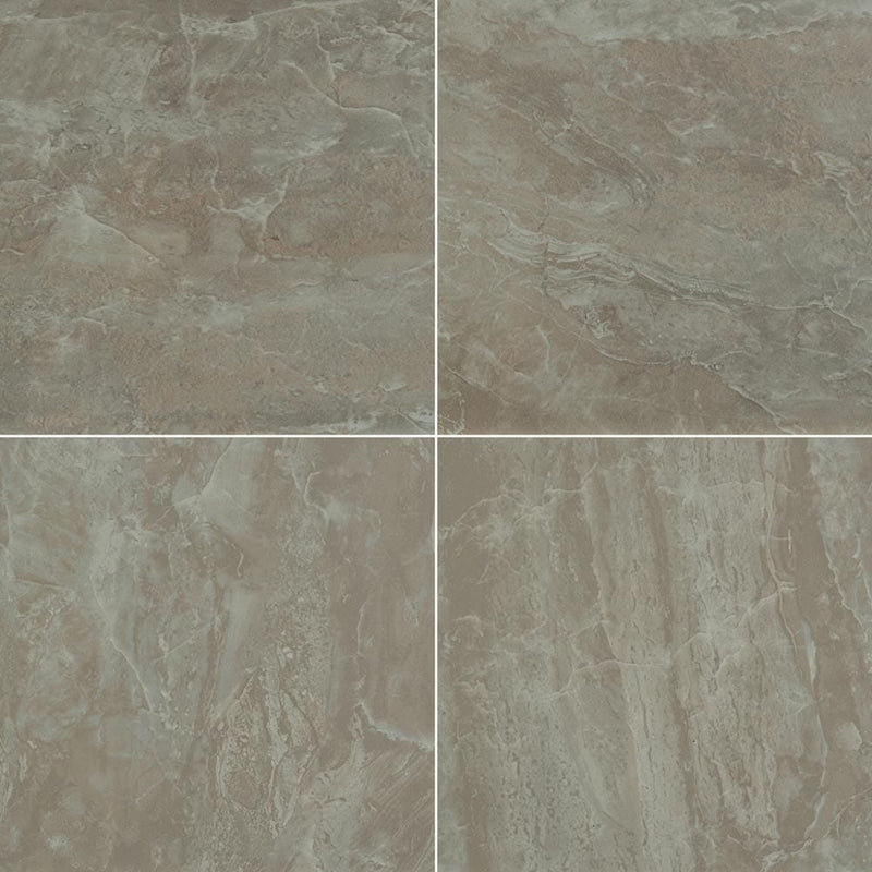 Pietra Pearl Polished Porcelain Floor and Wall Tile - MSI Collection NPIEPEA2424P  Product Shot Multiple Tiles Top View
