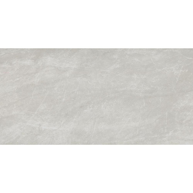 praia grey polished porcelain floor and wall tile msi collection NPRAGRE1224P product shot one tile top view