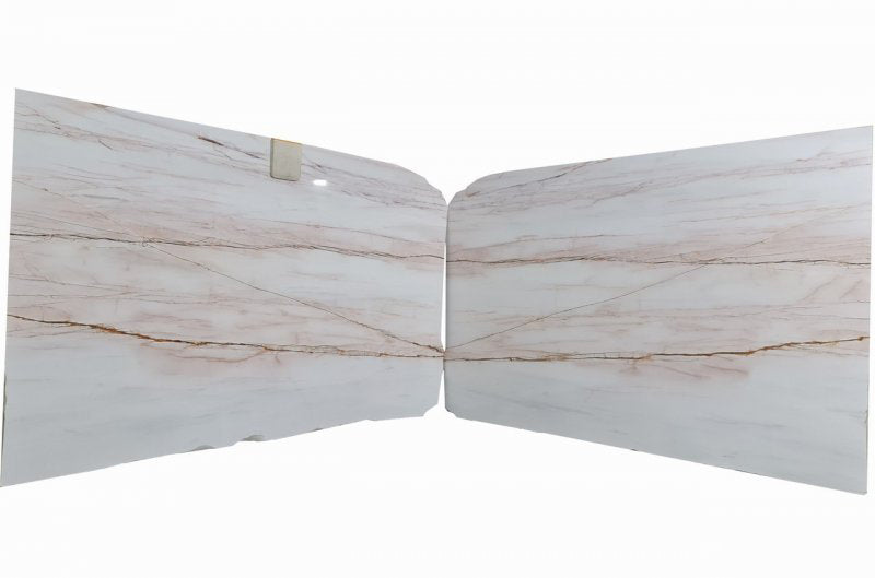rosalina marble slabs polished 2cm 2 bookmatching slabs front view