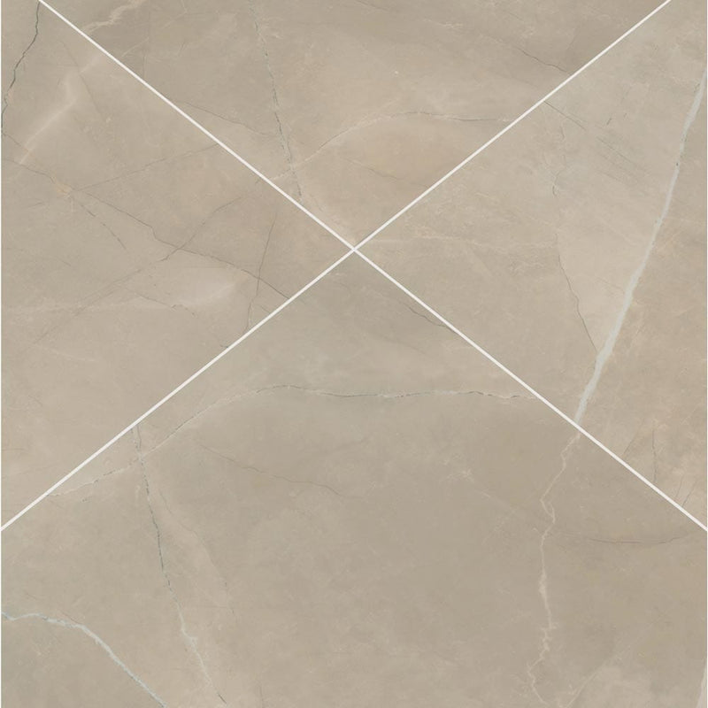 sande cream polished porcelain floor and wall tile msi collection NSANCRE2424P product shot multiple tiles angle view_5127d2b7