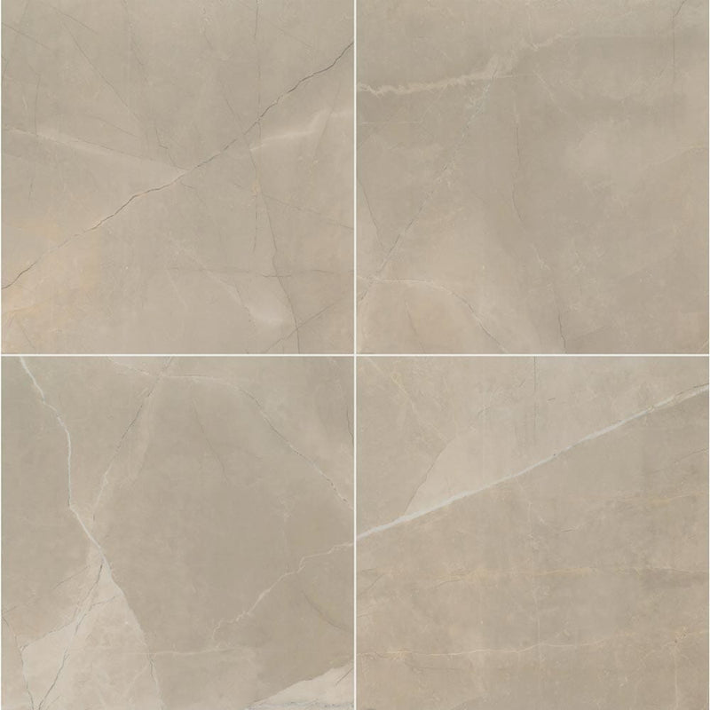 sande cream polished porcelain floor and wall tile msi collection NSANCRE2424P product shot multiple tiles top view