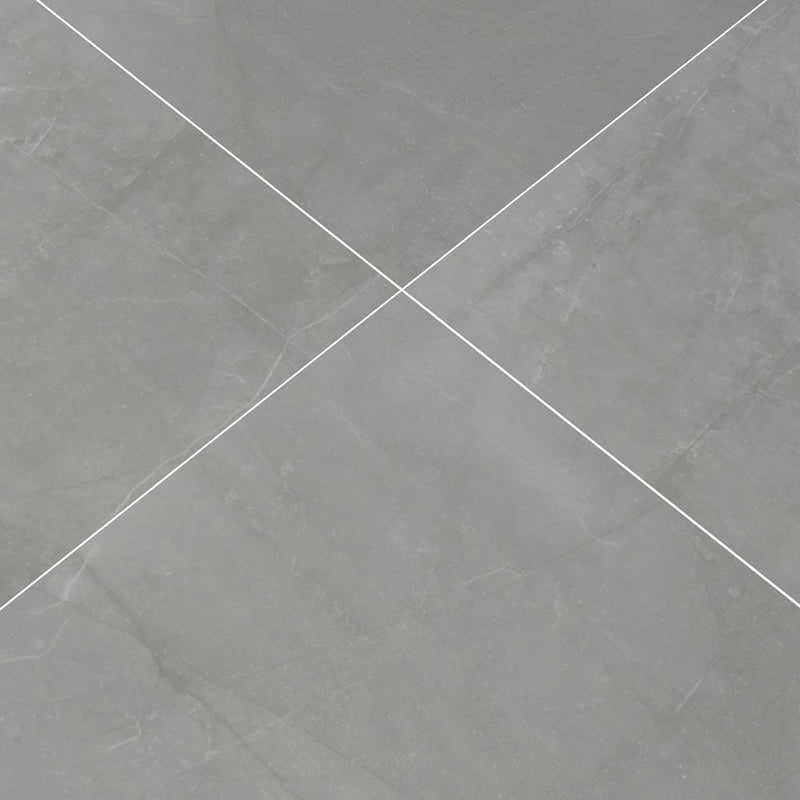 sande grey polished porcelain floor and wall tile msi collection NSANGRE2424P product shot multiple tiles angle view