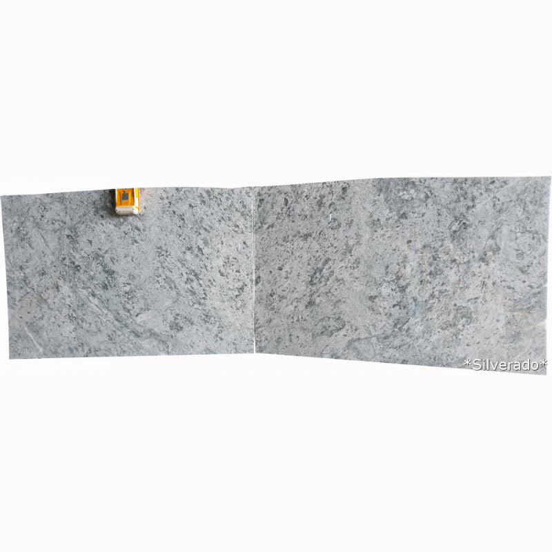 silverado grey marble slabs polished 2 slabs bookmatching front view