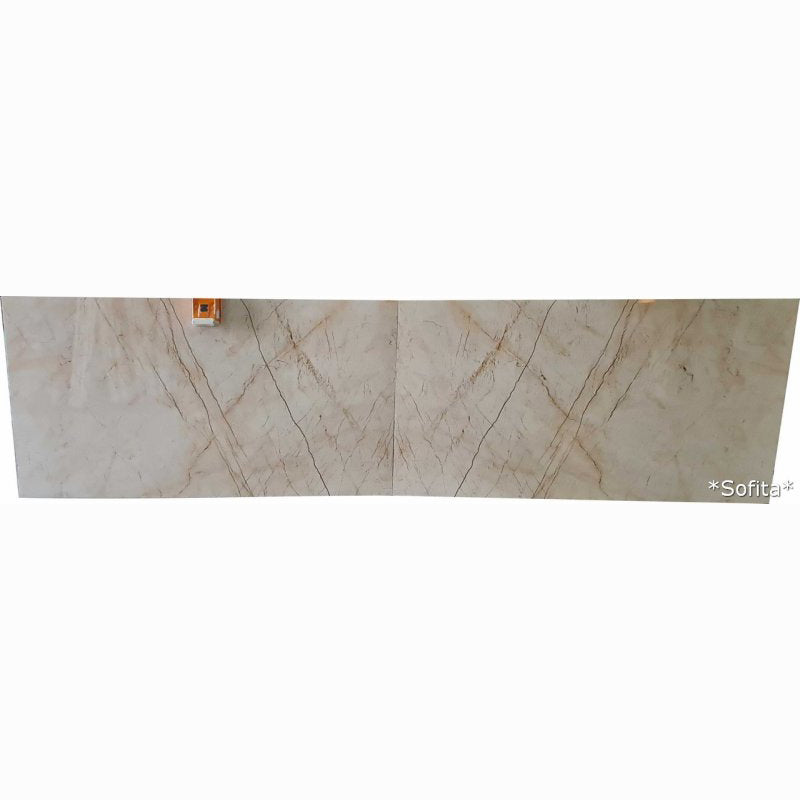 sofita beige marble slabs polished 2 slabs bookmatching product view