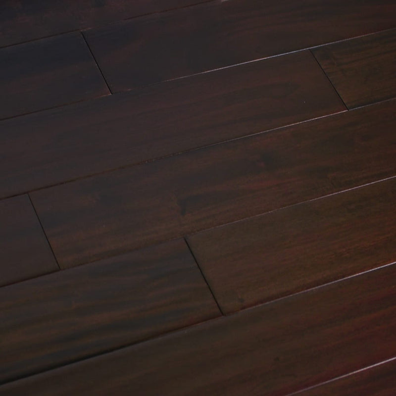 solid hardwood floors indo mahogany collection handscraped dark ebony matte W001739874 angle view