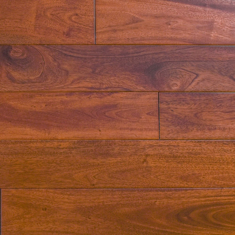 solid hardwood floors indo mahogany collection handscraped natural santos matte 1739896-N top view