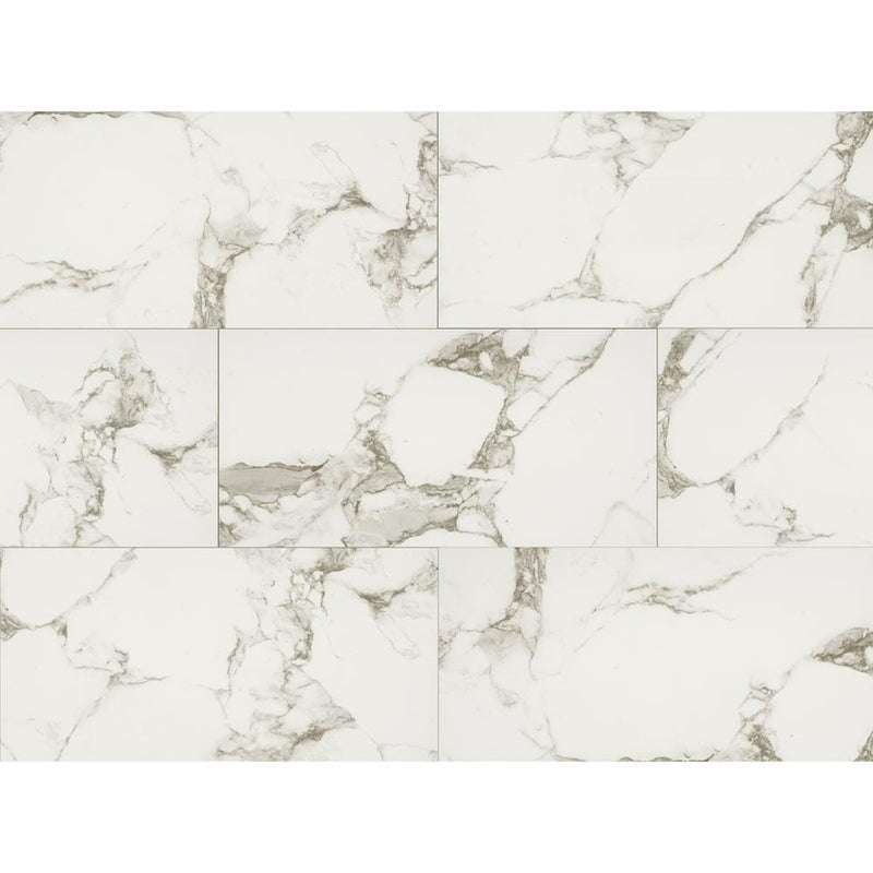 statuario glazed porcelain floor and wall tile msi collection NSTA1224 product shot multiple tiles top view