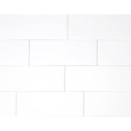 subway tile pearl white glossy 3x6 10050368 multiple tiles topview