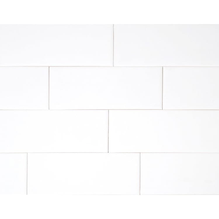 subway tile pearl white glossy 3x6 10050368 multiple tiles topview
