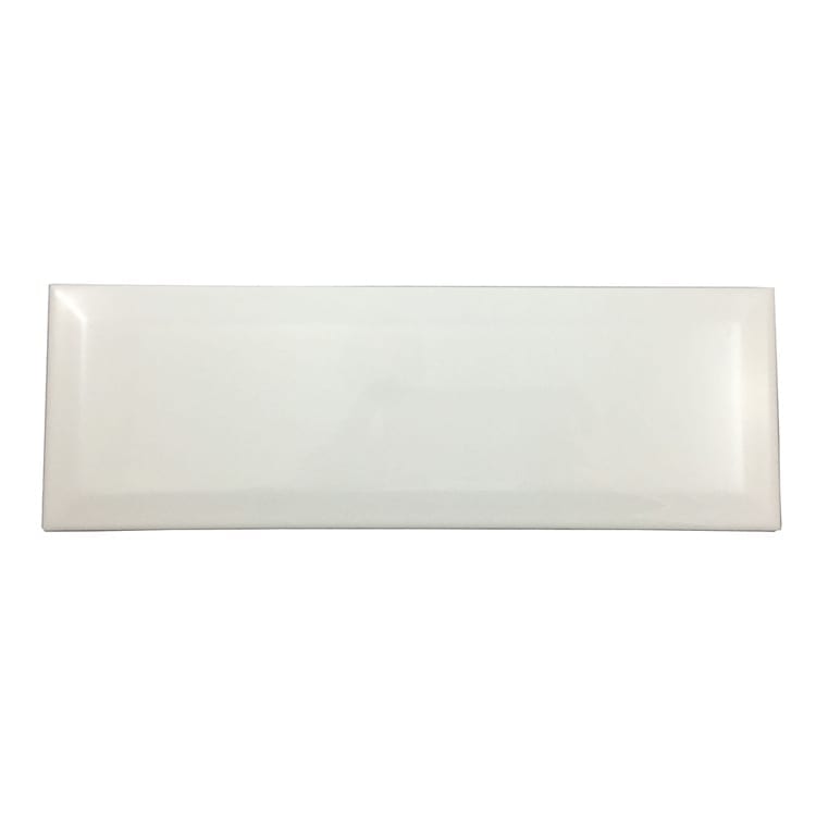 Subway Tile Pearl White Beveled - Capital Collection