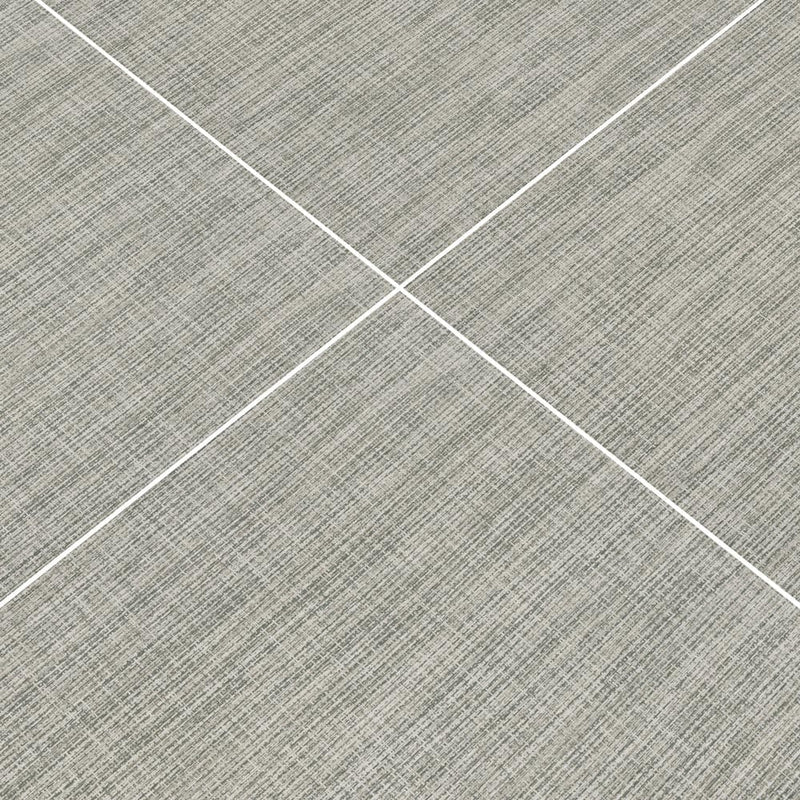 Tektile Lineart Gray 12" x 24" Glazed Porcelain Floor and Wall Tile - MSI Collection