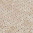 travertine mosaic 2x2 ivory beige 10096612 honed filled product shot multiple angle