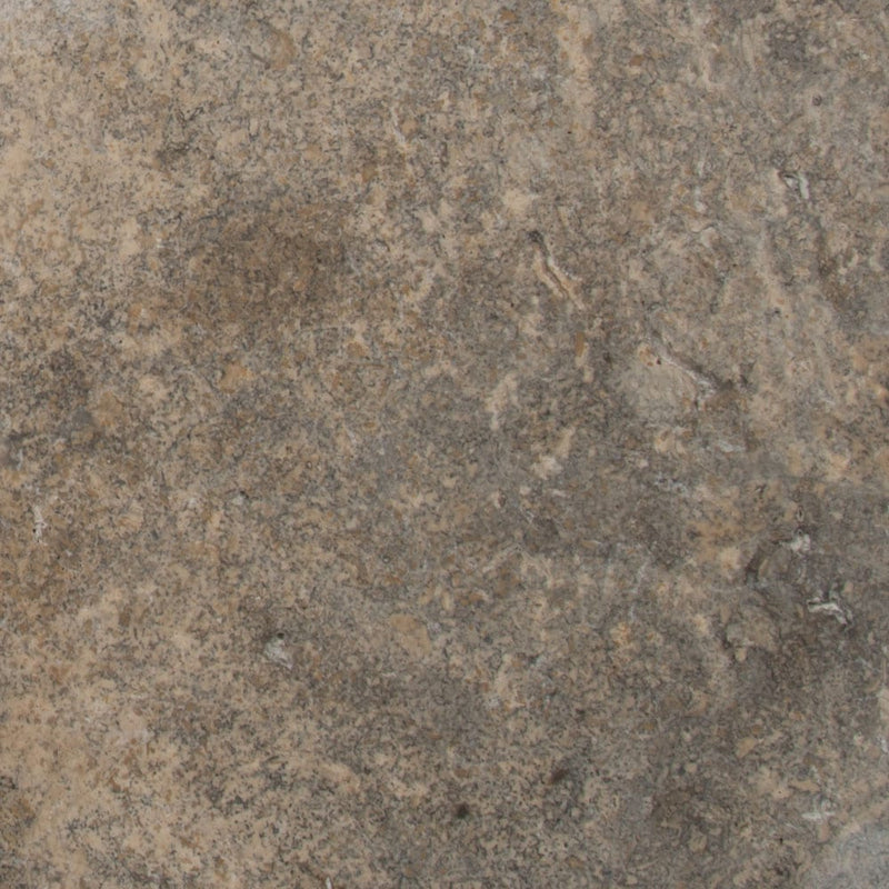 travertine pavers silver pattern tumbled floor tile LPAVTSIL10KITS one tile top view 3
