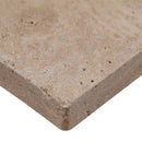 tuscany beige travertine pavers pattern tumbled floor tile LPAVTBEI10KITS one tile profile view