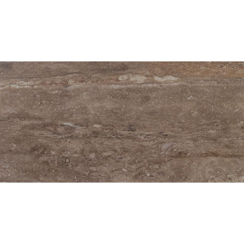 veneto noce glazed porcelain floor and wall tile msi collection NVENENOC1224 product shot one tile top view