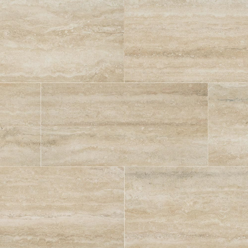 Veneto sand glazed porcelain floor and wall tile msi collection NVENESAN1224 product shot multiple tiles top view