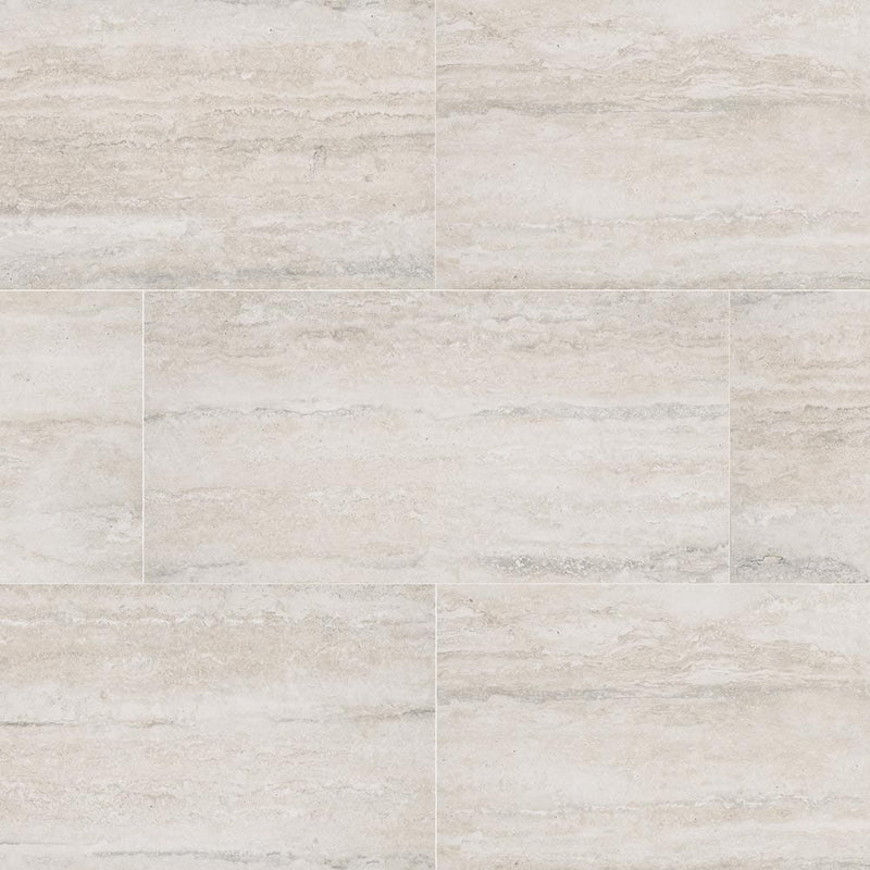 Veneto white glazed porcelain floor and wall tile msi collection NVENEWH1224 product shot multiple tiles top view