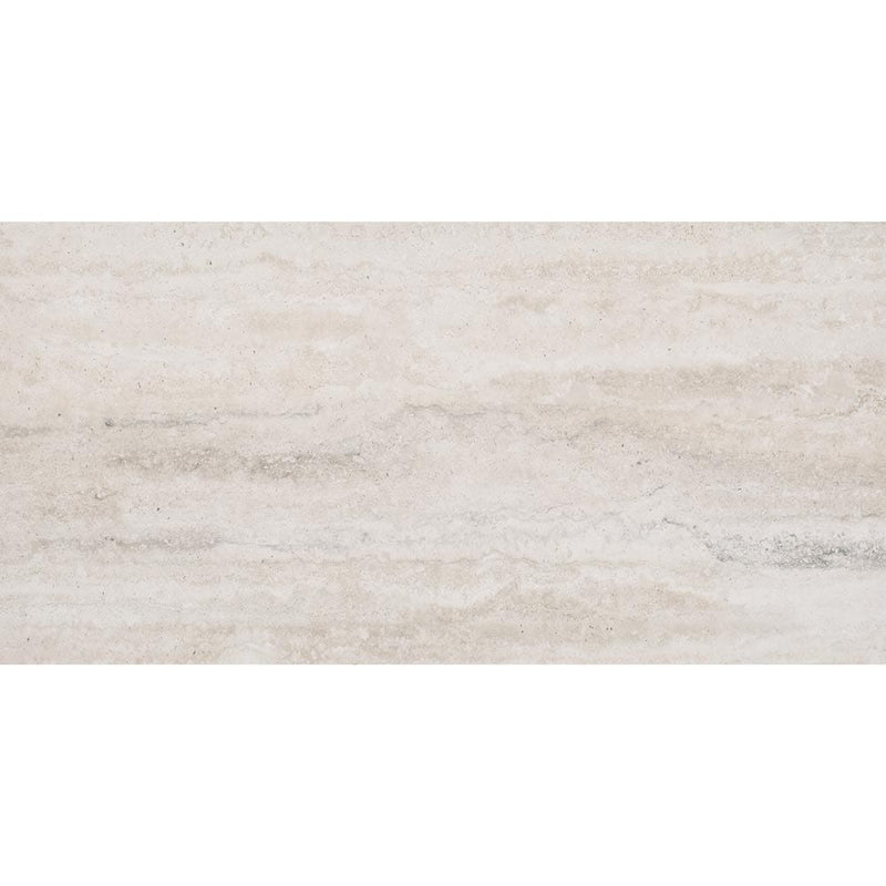 Veneto white glazed porcelain floor and wall tile msi collection NVENEWH1224 product shot one tile top view