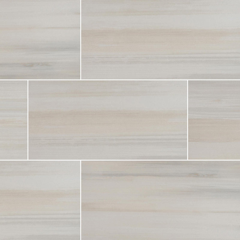 water color bianco glazed porcelain floor and wall tile msi collection NWATBIA1224 product shot multiple tiles top view