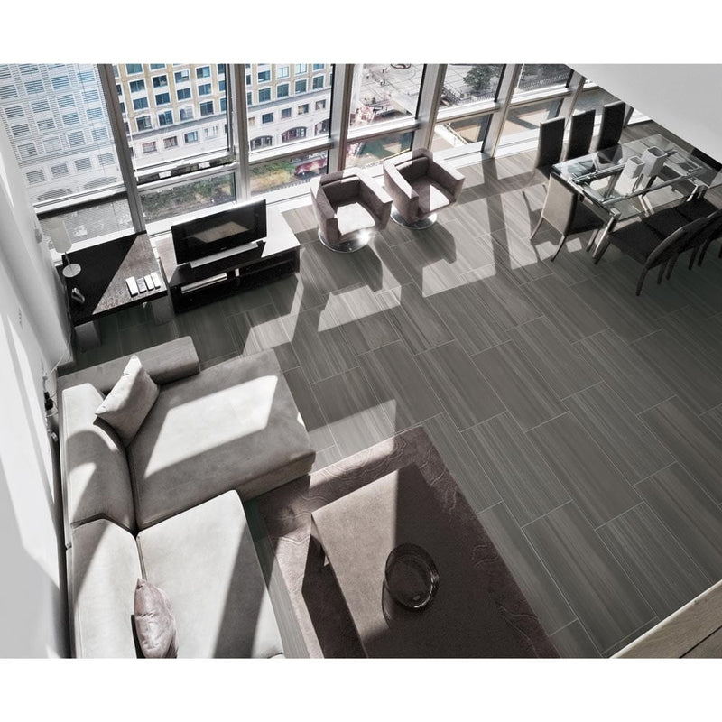 water color graphite glazed porcelain floor and wall tile msi collection NWATGRA1224 product shot room view