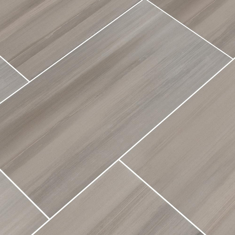 water color grigio glazed porcelain floor and wall tile msi collection NWATGRI1224 product shot multiple tiles angle view