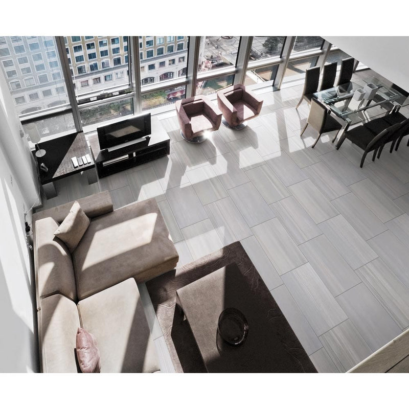 water color grigio glazed porcelain floor and wall tile msi collection NWATGRI1224 product shot room view