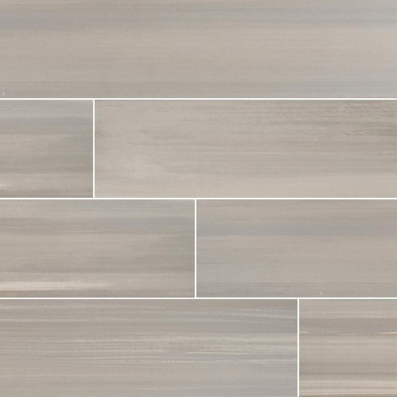 water color grigio glazed porcelain floor and wall tile msi collection NWATGRI6X36 product shot multiple tiles top view